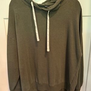 Buffalo David Bitton Olive Cowl Neck Sweater